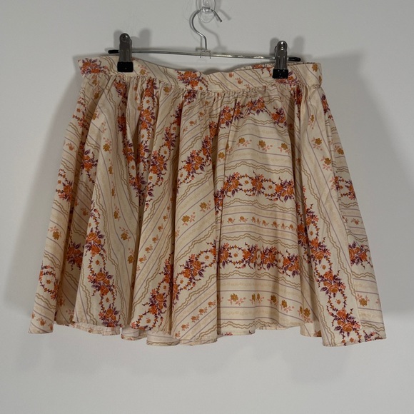 NWT Free People Gaia Printed Mini Skirt - Picture 6 of 10